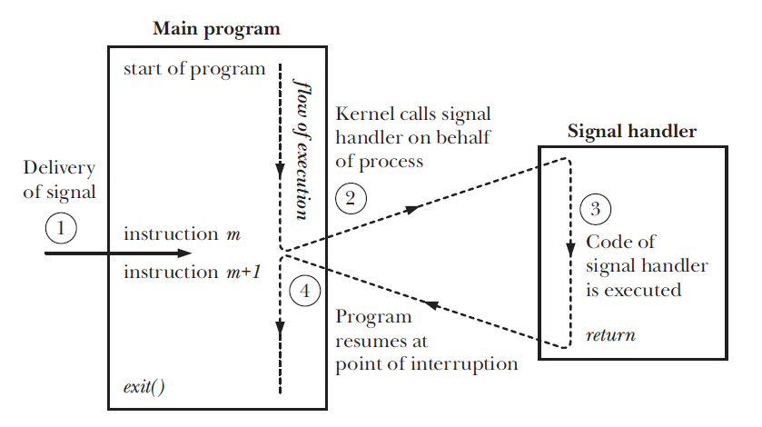 Signal Handler Flow